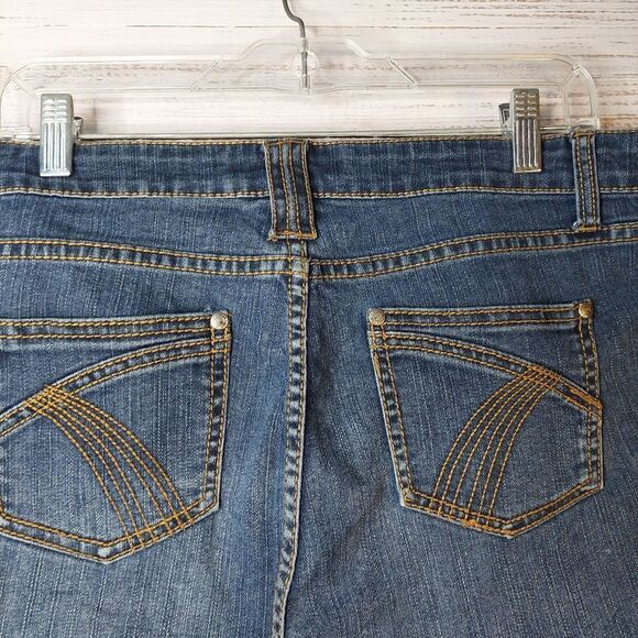 Womans Urban Star sz 10 Tall High Rise Jean Shorts 5 Pocket - Picture 10 of 13